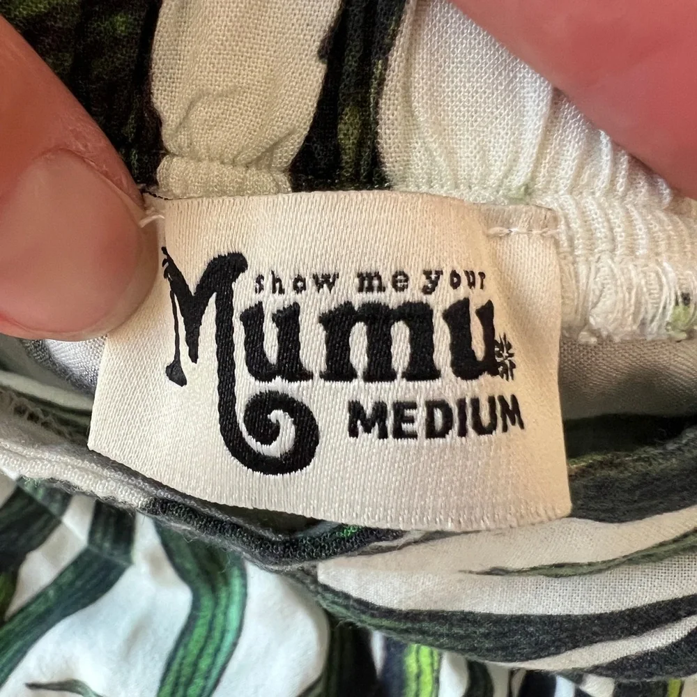 Show Me Your Mumu banana leaf Pants size M